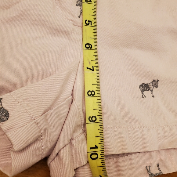 J. Crew Light Purple & Gray Zebra Critter Shorts Size 0 - Picture 9 of 12